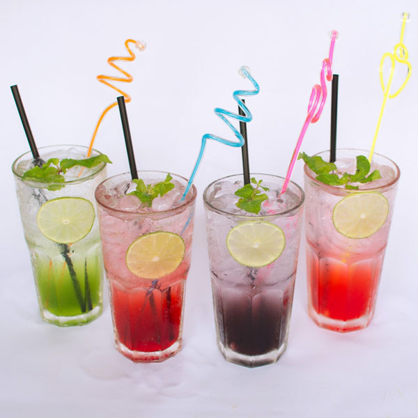 Soda trái cây 5 loại chế biến