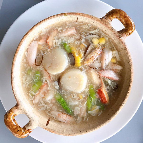 Súp Cồi Sò Điệp Nhật & Thịt Càng Ghẹ