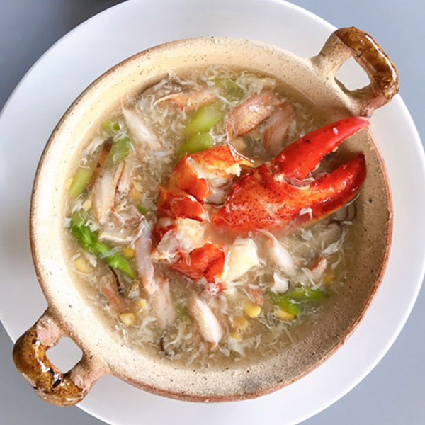 Súp Tôm Hùm Mỹ & Ghẹ